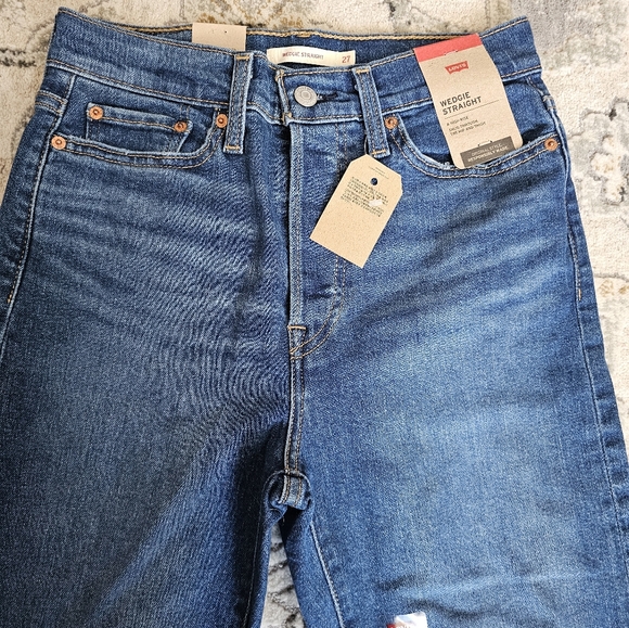 Levi's Wedgie Straight Jeans NWT - Picture 3 of 7